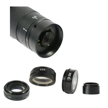 0.5 X 2.0 X 0.35 X 0.3 X 2.5 X Помощен Монокулярный Обектив За видео Камера с CCD-микроскоп 180X 300X 120X C-Mount