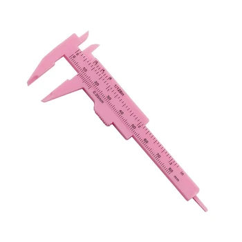 0-80 mm Пластмасов штангенциркуль с нониусом, инструмент за измерване на дълбочина на отвора диаметър, Дървообработване, Металообработване, Микрометрический штангенциркуль