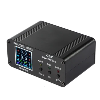 1 БР CQV-SWR120 120 W КСВ и електромера Постоянна вълна алармена Функция с Висока Постоянна вълна от 240 X 240 Пълноцветен HD-дисплей