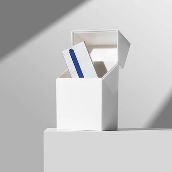 1 бр. Калъфче за съхранение дизайн с панти капак, кутия за съхранение на широка употреба, Компактен, флип-надолу покривка, малка компактна кутия за сортиране на кутии за съхранение