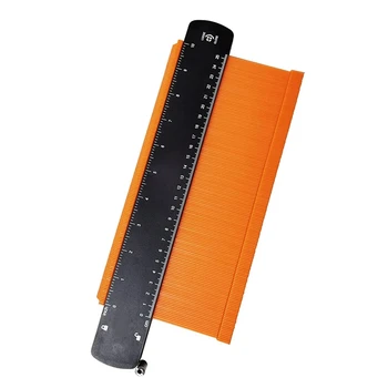 10-инчов измервателна линийка Инструмент за измерване на форма и очертания Super Gauge Измервателна линийка Восъчни форми на Измервателна линийка с ключалка