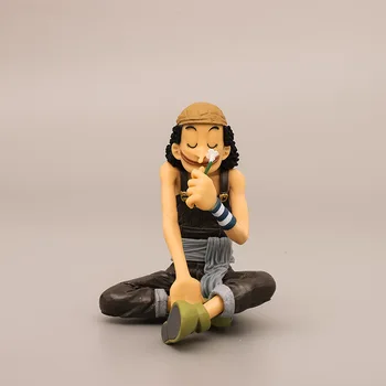 11 cm Аниме One Piece Usopp Мирис на цветя Сидячая поза фигурки на кукли Колекция бижута Детски подарък