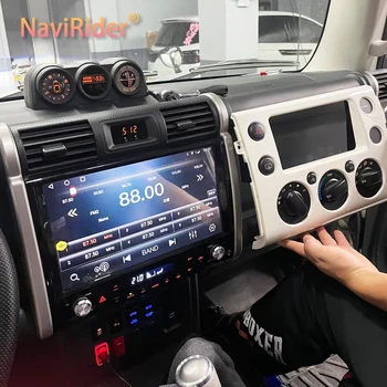 13,3-ИНЧОВ автомобилното радио Carplay за Toyota FJ Cruiser въз основа на 2007-2012 мултимедиен плейър с докосване на екрана Android 13, GPS-навигация, стерео 4G