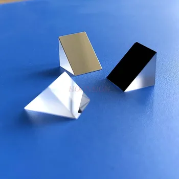 1бр Правоъгълна форма на триъгълна призма 5*5 мм призма външно отражение на потребителска обработка на флуиди оптичен лазер размисъл малка дясна