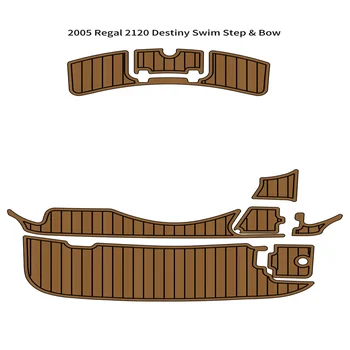 2005 Re-gal 2120 Destiny Платформа за плуване, Носа Тампон, Подложка за пода на палубата от пеноматериала EVA и Тиково дърво