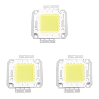 3-кратна бяла лампа за постоянен ток, квадратна форма, с чип COB SMD LED-модул 30-36 В 20 W