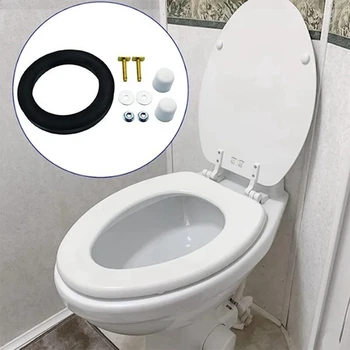 385345892+385311652+385311658 3-инчов основа за закрепване на тоалетната чиния за DOMETIC RV Детайли комплект уплътнения за тоалетна, за смяна на тоалетната чиния