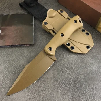 BK 18 Тактически нож с фиксирано острие, найлон дръжка от фибростъкло, нож за оцеляване в дивата природа, инструменти за къмпинг, сабя Kydex, обвивка