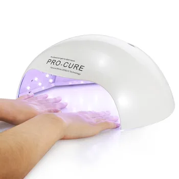 iBelieve 72 W, гел за втвърдяване две ръце, преносима безжична led UV-лампа за нокти pro cure, акумулаторна