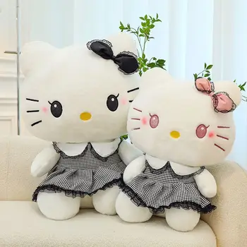 Kawaii Sanrio Аниме Плюшен играчка Hello Kitty Кукла Плюшени Играчки Мультяшная Възглавница на Дивана Възглавници за спални Подарък на едно момиче за рожден Ден
