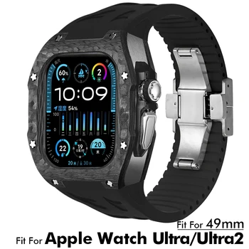 Kit Apple Watch Ultra 2 49 мм Iwatch за Персонализиране на Висококачествено конвертиране на Защита на корпуса Iwatch Ultra от въглеродни влакна