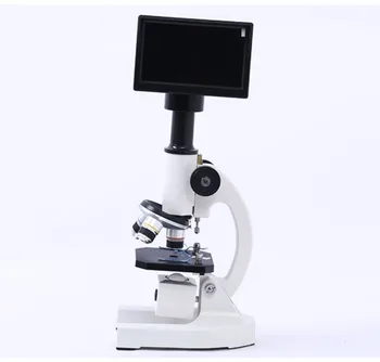 LCD екран 6440X Студентски Биологичен микроскоп за откриване на акари, професионален Монокулярный Биологичен микроскоп със светлина