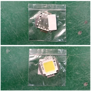 Led чип 100 W 7500ЛМ Бяла крушка Прожектор с висока мощност вграден направи си САМ