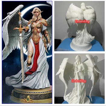 LindenKing 1/8 26 см Гаражно комплект за 3D печат GK Eairy Фигурка на Богинята Бяла модел Неокрашенный Подарък за моделиста и художник A145
