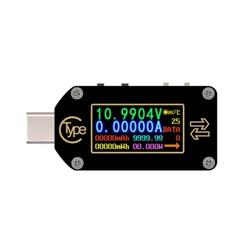 Rd Tc66 Type-C Pd Trigger, USB Волтметър Амперметър Напрежение 2-Лентов Измервателният Ток Мултицет Зарядно Устройство Pd Батерия USB Tester1