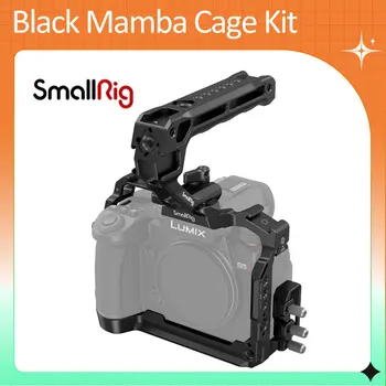 SmallRig 4143/4022 Комплект Клетки за зайци Камера 4023 Black Mamba Cage 4024 Black MambaCage Cage Kit за Panasonic LUMIX S5 II