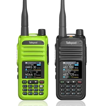 Talkpod A36 Plus Преносима Радиостанция 5 W Преносим Шунка CB Радио, AM FM, VHF 7-Лентов Радиостанцията NOAA За приемане на Времето Двустранно Радио
