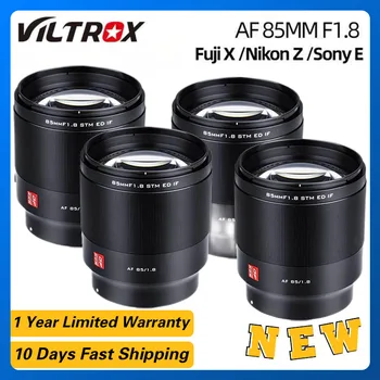 VILTROX 85мм F1.8 Обектив Nikon Z Fuji X Sony E Canon RF С Автоматично Фокусиране Портретен Обектив Полнокадровый за Обектив Fujifilm XF Mount Z6 Z7Camera