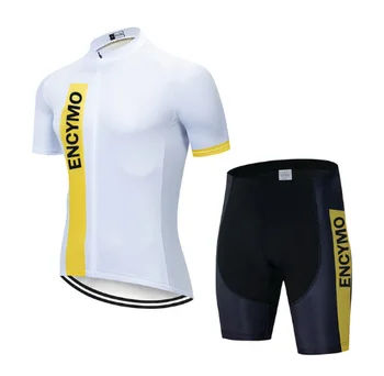 Велосипедна облекло Pro Team /Облекло За Пътят мотори, Състезателна Дрехи, Быстросохнущий Мъжки Трикотажный комплект Ropa Ciclismo Maillot ENCYMO