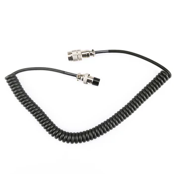 Восьмиконтактный удължителен кабел с микрофон, кабел микрофонного усилвател за YAESU на ICOM, Аксесоари за преносими радиостанции KENWOOD