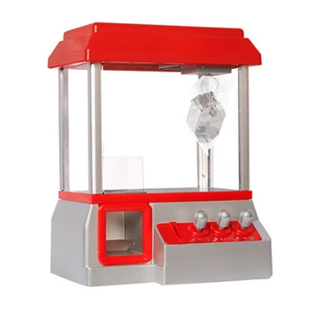 Детски мини-аркадна игра на слот машина с музикален изземване бонбони, монетен автомат с нокът, играчка подарък за деца
