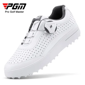 Детски обувки за голф PGM За момчета и момичета, нескользящая, лека, мека и дишаща, универсална градинска детски спортни обувки XZ229