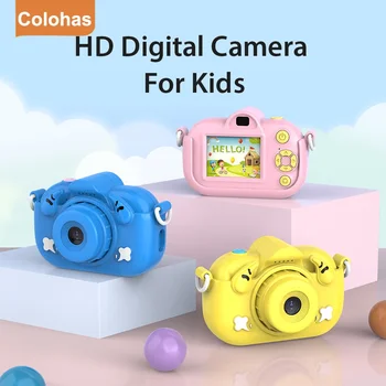 Детски фотоапарат, Мини Цифров Реколта помещение, Забавни играчки, детски Проекционная камера 1080P, играчки за снимане на открито, Подаръци