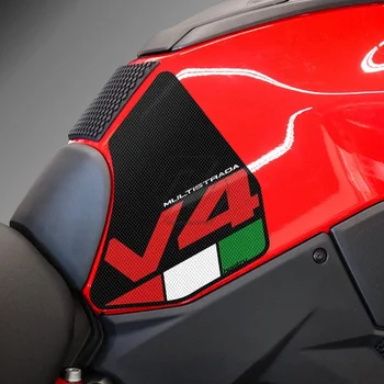 За Ducati Multistrada V4 1100 Sport 1100S 2021-2022 Стикер Мотоциклетът устойчива на плъзгане тампон върху страничната резервоар, предпазна подложка за улавяне на коляното