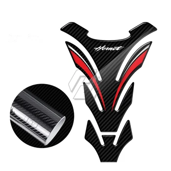 За Honda Hornet CB600F CB650F CB250 CB1000R 3D защитен стикер за резервоара на мотоциклета под формата на въглеродни влакна 0