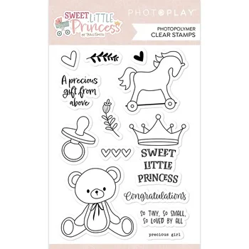 Играчка Hobbyhorse Sweet Little Princess С прозрачни щампи, определени щанци за рязане на 2023 г., Нова Рамка за производство на хартия за scrapbooking, Занаяти за картички