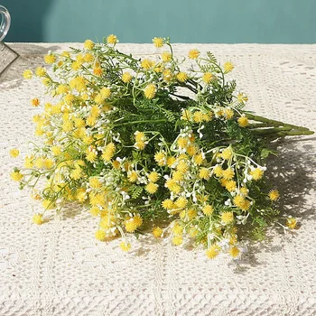 Изкуствени цветя, Пластмасови цветя Мини-морски таралежи със бодли Домашна Сватбена фотография Есен украса