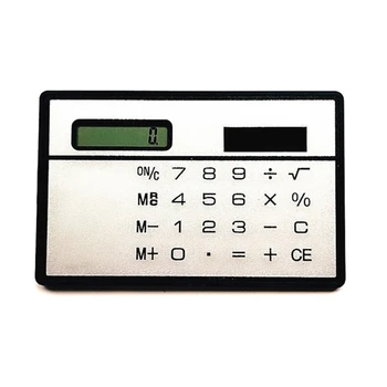 Калкулатор на слънчевата енергия с 8-фигурални дисплей, основни стандартни калкулатори, мини-тънък калкулатор за дейност, офис, училище