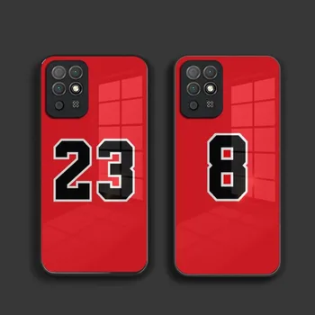 Калъф За мобилен Телефон С Номер на Баскетболния Отбор По Физкультуре Huawei P30 P40 P50 P20 P9 Smartp Z Pro Plus и Капак От Закалено Стъкло
