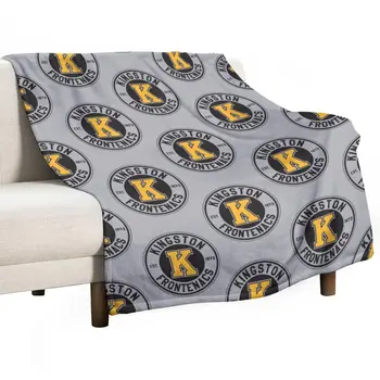 Каре Kingston Frontenacs Одеало за диван Пушистое одеало каре за дивана Одеяло за пикник 0