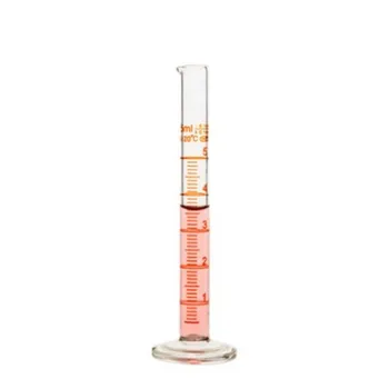 лабораторен мерителна цилиндър с обем 2 елемента 5 мл с мащаба на borosilicate 3,3-инчов стъклена, мерителна чашка за лабораторни консумативи