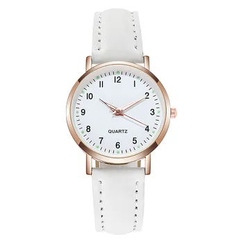 Луксозни маркови кварцов мъжки часовник с кожена каишка, дамски часовник цвят карамел, високо качество, лесно разбираем Relógio Masculino