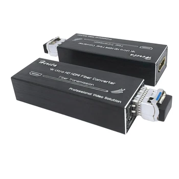 Мини Удължител влакна 4K, HDMI модул SFP Ultra HD Видео Оптичен радиостанцията Без компресия 4K *2K при честота 30 Hz Скорост на трансфер на данни до 10,3 gbps