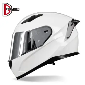 Мотоциклет шлем, който да бъде одобрен от ООН DOT Casco Moto Helmet Capacete De Moto Полнолицевой каска Casque Moto Велосипеден шлем на Мъже, Жени