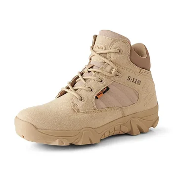 Мъжки военни ботильоны, обувки за пустинята, улични военни обувки за мъже, dr. обувки от волска кожа, велур, тактически обувки за мъже, ежедневни туризъм обувки, ботуши
