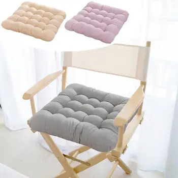 Нескользящие възглавници за столове с хохолками в ретро-геометрия, Дишаща Квадратна Удобна възглавница за хранене на стол, Нескользящий подложка за дивана