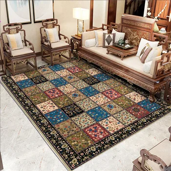 Нощни нескользящий килим Nordic Салон, Леки луксозни килими за кабинет, гардеробно килими, ретро декор за престой в семейството, мат голяма площ