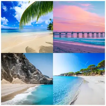 Отпуснете се, Летни Морски Почивки Със Синьо Небе, Туристически курорт, честит Рожден Ден, Фотография, Фон, Знаме, Декор