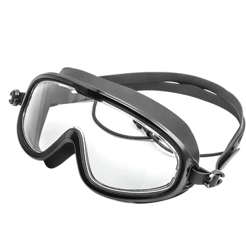 Очила за плуване в голяма рамка, водоустойчив нескользящие очила за плуване с защита от замъгляване, очила за плуване за възрастни