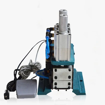 Пневматична машина за източване на кабели XR-3F, машина за рязане и източване на кабели, многожильное местоположение на тел, автоматично почистване