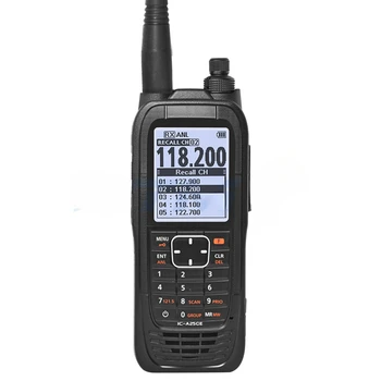 Преносима двустранен радиостанции IC-A25CE с въздушна ивица честота VHF и вграден GPS