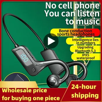 Слушалки с костна Проводимост Безжични IPX8 Водоустойчив MP3 плейъри Hifi Слушалки-куки С микрофон Слушалки За гмуркане 6