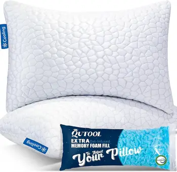Смачкани възглавници от пяна с памет ефект на Охлаждане се Регулира за сън е Подходящ за страничните и задните легла с подвижен миещ се калъф бамбуковым