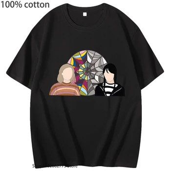 Сряда Адамс Облекло Тениски С Аниме Harajuku Comedy Funko Pop Комикси Тениска Мъжка/женска Риза от 100% памук High Street Меки Тениски