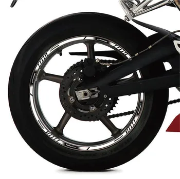 Стикер за декорация на гуми на мотоциклет, външния ръб, светлоотразителни стикери за HONDA CBR150R cbr 150r