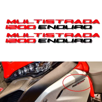Стикер на горивния резервоар на мотоциклет, велосипед, автомобил, колесен каска, водоустойчив отразяваща лого, подходящ за Ducati Multistrada 1200 Ендуро